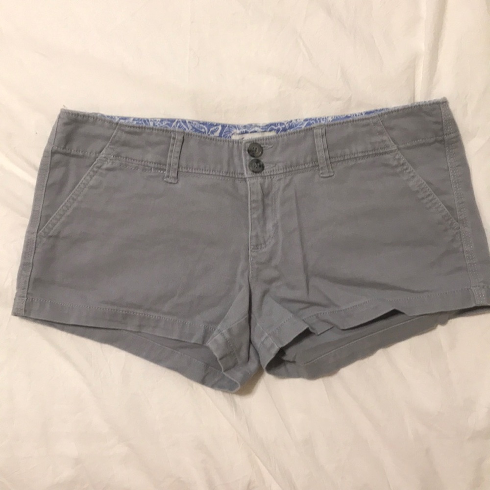 Grey Khaki Shorts